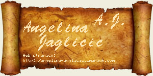 Angelina Jagličić vizit kartica